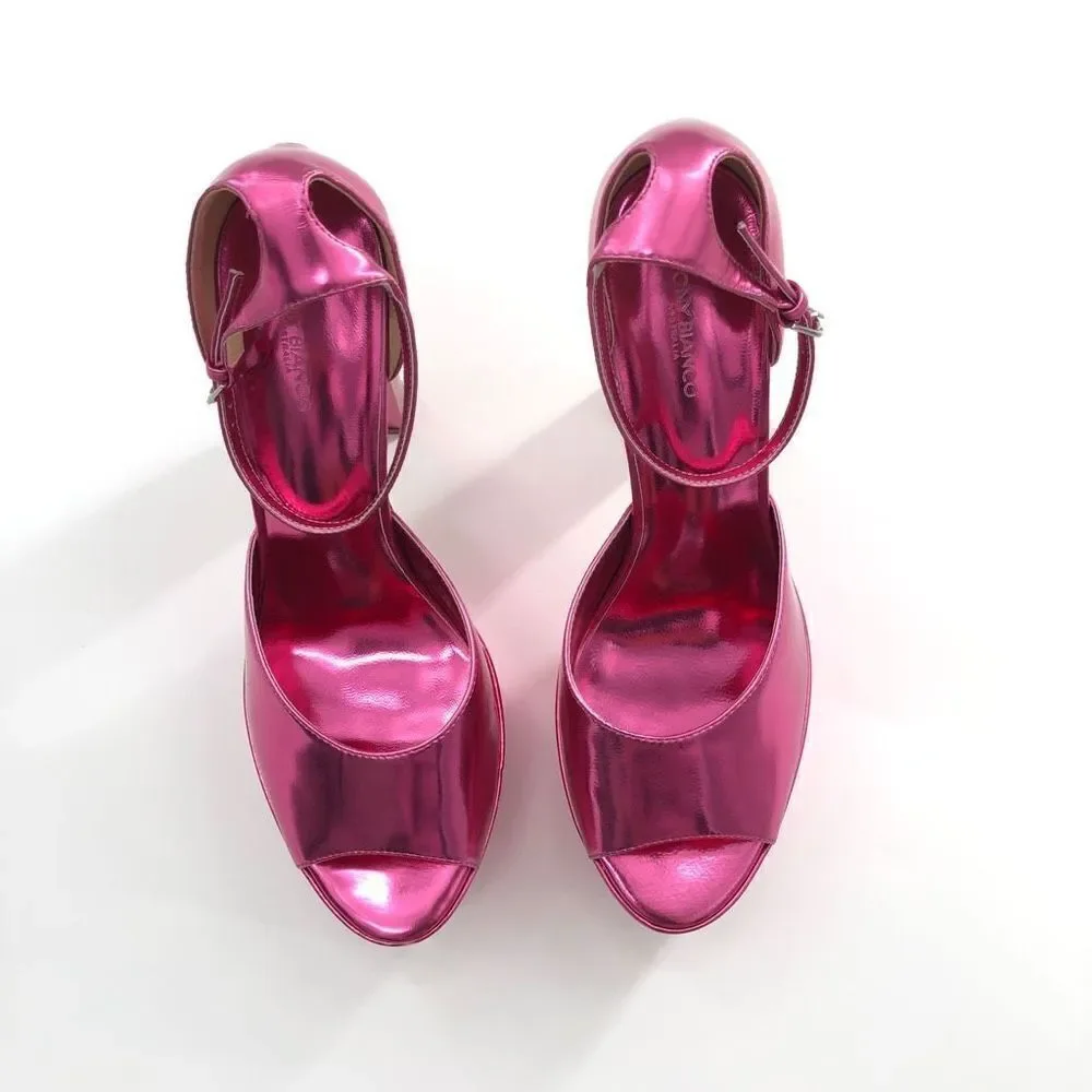 ‎Tony Bianco Jayze Heel in Lipstick Glimmer
